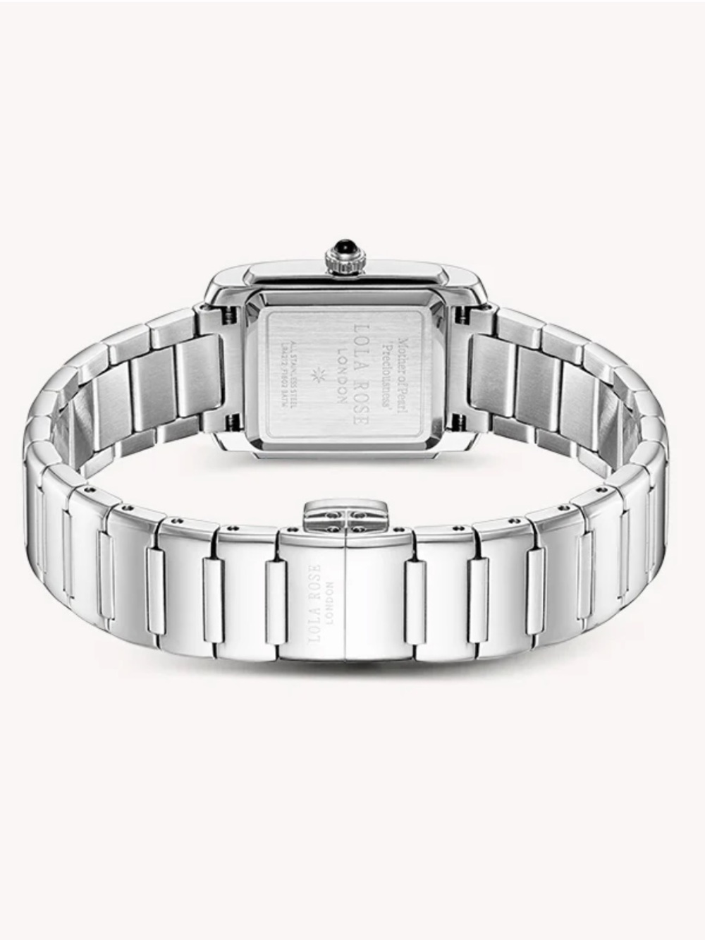 Lola Rose Urban Blue Square Quartzite Jade Watch - Picture 3 of 6